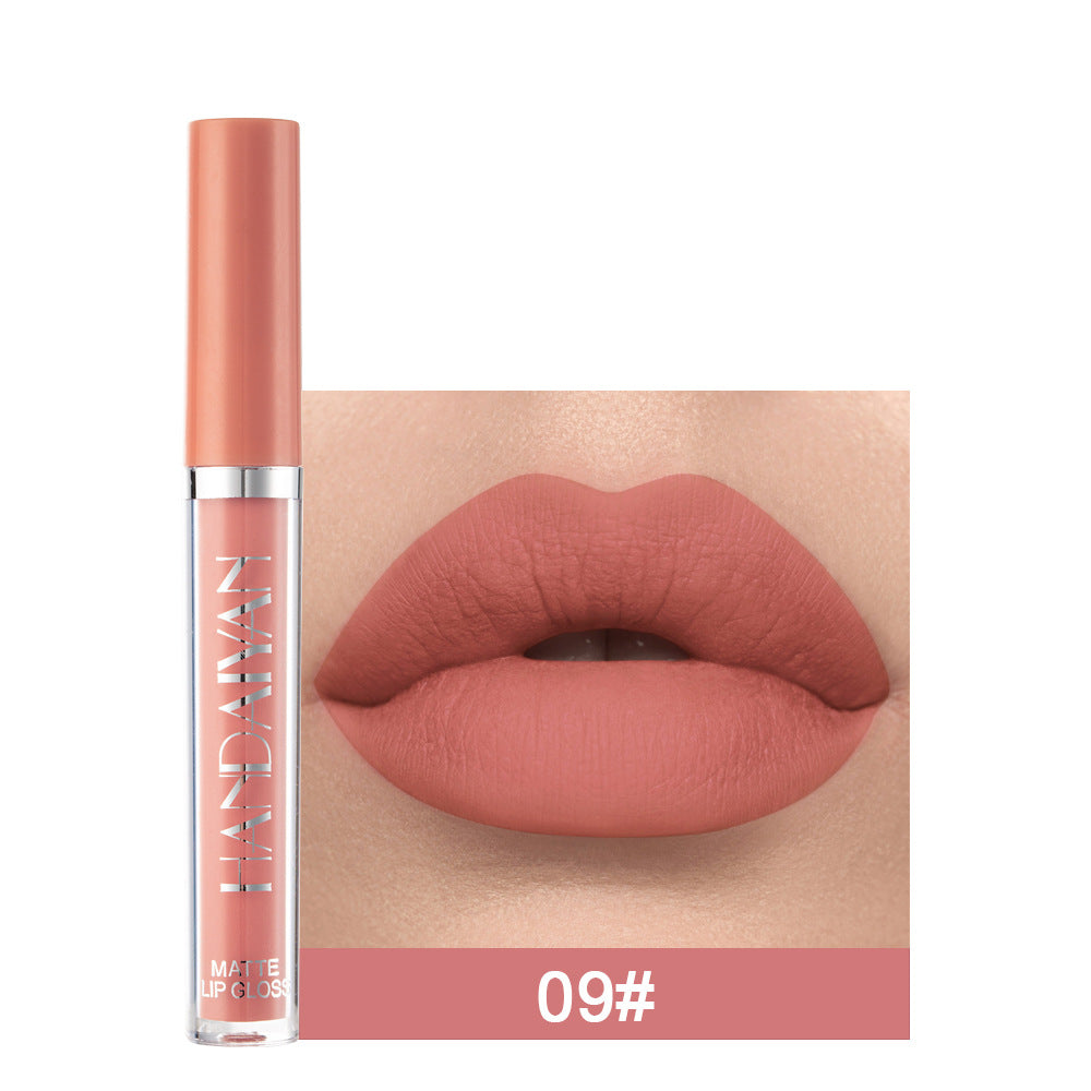 Maison Éloire Velvet Matte Liquid Lip Color – textuur close-up
